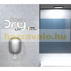 Stream Dry UV rozsdamentes kézszárító UV-C fertőtlenítő lámpa EPA szűrő infravezérlés 1100W UV fehér