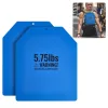 Súlymellény betétlemezek 2x2,6 kg acél súlylap, matt kék színben