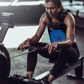   Súlymellény betétlemezek 2x2,6 kg acél súlylap, matt kék színben