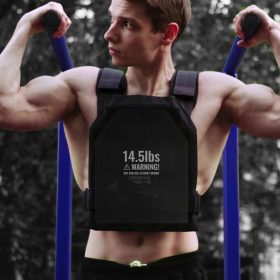   Súlymellény betétlemezek 2x6,58 kg acél súlylap, matt fekete színben