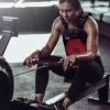 Súlymellény betétlemezek 2x3,97 kg acél súlylap, matt piros színben