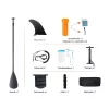 Felfújható SUP deszka 3230,8x838,2x152,4 mm Stand Up Paddle Board komplett tartozékkészlettel 