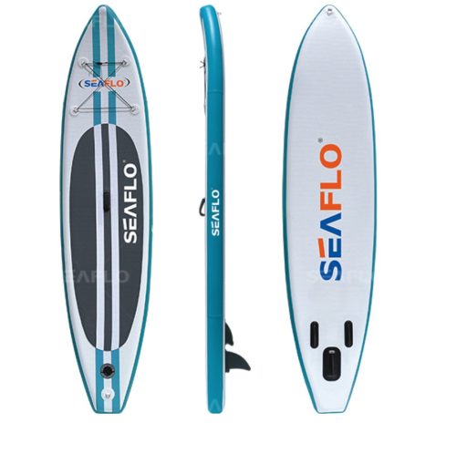 RENTAL SUP adult 11' Stand Up Paddle inflatable board set 335x75x15cm double material layer paddle pump carry bag fins ankle strap