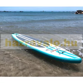   BÉRELHETŐ SUP felnőtt 11' Stand Up Paddle felfújható deszka készlet  335x75x15cm dupla anyag réteggel evező pumpa hordtáska uszony bokapánt