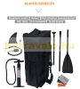 RENTAL SUP adult 11' Stand Up Paddle inflatable board set 335x75x15cm double material layer paddle pump carry bag fins ankle strap