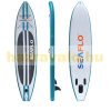 SUP adult 11' Stand Up Paddle inflatable board set 335x75x15cm paddle pump carry bag fin ankle strap