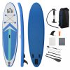 SUP adult Stand Up Paddle inflatable board set 305x80x15 cm Stand Up Board with paddle blue