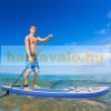 SUP felnőtt Stand Up Paddle felfújható deszka készlet 305x80x15 cm Stand Up Board evezővel kék