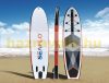SUP adult 10' Stand Up Paddle inflatable board set 305X75X15 cm double material layer rounded shape paddle pump carry bag fin ankle strap