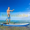 SUP felnőtt Stand Up Paddle felfújható deszka készlet 305x80x15 cm Stand Up Board evezővel szürke