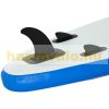 SUP felnőtt Stand Up Paddle felfújható deszka készlet 305x80x15 cm Stand Up Board evezővel szürke