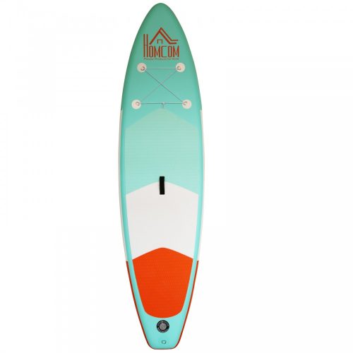 SUP felnőtt Stand Up Paddle felfújható deszka készlet 305x76x15 cm Stand Up Board evezővel zöld