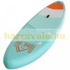 SUP felnőtt Stand Up Paddle felfújható deszka készlet 305x76x15 cm Stand Up Board evezővel zöld