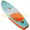 SUP felnőtt Stand Up Paddle felfújható deszka készlet 305x76x15 cm Stand Up Board evezővel zöld