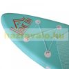 SUP felnőtt Stand Up Paddle felfújható deszka készlet 305x76x15 cm Stand Up Board evezővel zöld