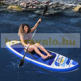   SUP felnőtt Stand Up Paddle 305x84x12 cm felfújható deszka Stand Up Board evezővel kék-fehér