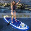 SUP felnőtt Stand Up Paddle 305x84x12 cm felfújható deszka Stand Up Board evezővel kék-fehér