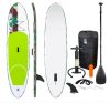 SUP adult Stand Up Paddle 308x76x10 cm inflatable board Stand Up Board complete set white-green