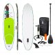 SUP adult Stand Up Paddle 308x76x10 cm inflatable board Stand Up Board complete set white-green