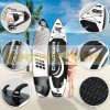 SUP adult black Stand Up Paddle 380x77x15 cm unisex inflatable board Stand Up Board set premium surfboard