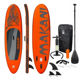   SUP felnőtt narancssárga Stand Up Paddle 320x82x15 cm felfújható deszka Stand Up Board komplett készlet 