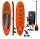 SUP adult orange Stand Up Paddle 320x82x15 cm inflatable board Stand Up Board complete set 