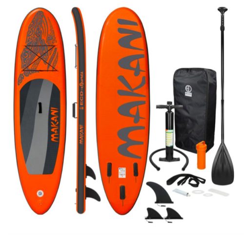 SUP felnőtt narancssárga Stand Up Paddle 320x82x15 cm felfújható deszka Stand Up Board komplett kész