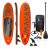 SUP felnőtt narancssárga Stand Up Paddle 320x82x15 cm felfújható deszka Stand Up Board komplett kész