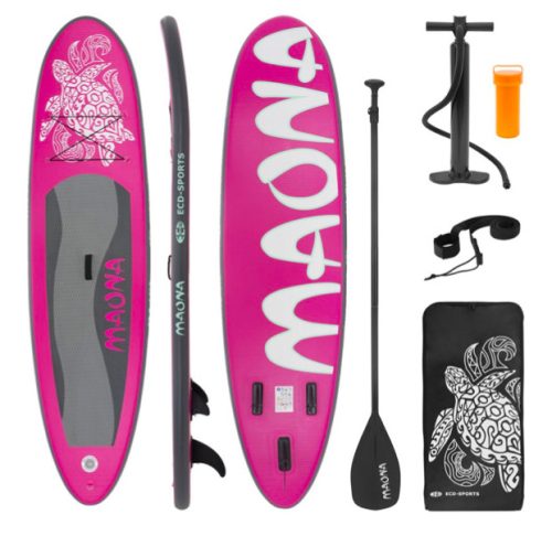 SUP adult pink Stand Up Paddle 308x76x10 cm inflatable board Stand Up Board complete set 