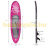 SUP felnőtt rózsaszín Stand Up Paddle 308x76x10 cm felfújható deszka Stand Up Board komplett készlet