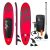 SUP felnőtt piros Stand Up Paddle 308x76x10 cm felfújható deszka Stand Up Board komplett készlet