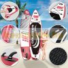 SUP adult red Stand Up Paddle 380x77x15 cm unisex inflatable board Stand Up Board set premium surfboard