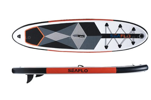 SUP adult 10' Stand Up Paddle inflatable board set 305X75X15 cm rounded shape paddle pump carry bag fin ankle strap 