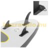 SUP felnőtt szürke Stand Up Paddle 308x76x10 cm felfújható deszka Stand Up Board komplett készlet