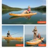 Felfújható SUP deszka üléssel 304,8x83,8x15,2 cm komplett Stand Up Paddle Board szett kezdőknek és haladóknak