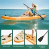 Felfújható SUP deszka üléssel 304,8x83,8x15,2 cm komplett Stand Up Paddle Board szett kezdőknek és haladóknak