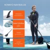 Felfújható SUP deszka levehető kajaküléssel 3048x838,2x152,4 mm Stand Up Paddle Board komplett szett
