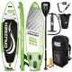 SUP felnőtt zöld Stand Up Paddle 380x77x15 cm unisex felfújható deszka Stand Up Board készlet