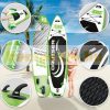 SUP adult green Stand Up Paddle 380x77x15 cm unisex inflatable board Stand Up Board set premium surfboard