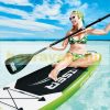 SUP adult green Stand Up Paddle 380x77x15 cm unisex inflatable board Stand Up Board set premium surfboard