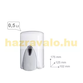   DISA/P/500 Folyékony szappanadagoló falra szerelhető műanyag ipari kivitel, 0,5 literes kapacitás
