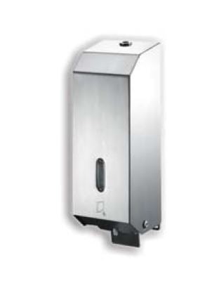 Soap dispenser stainless steel 1.2 liter, wall-mounted pull lever 