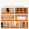 Infraszauna otthonra 3-4 személyes prémium fa szauna Bluetooth hangszóróval és színterápiával (2580 W)