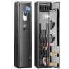 Pisztolyszéf 5 fegyveres ujjlenyomatos fegyverszekrény gyors hozzáféréssel