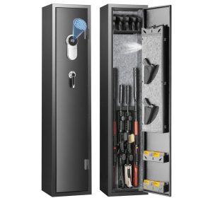   Pisztolyszéf 5 fegyveres ujjlenyomatos fegyverszekrény gyors hozzáféréssel