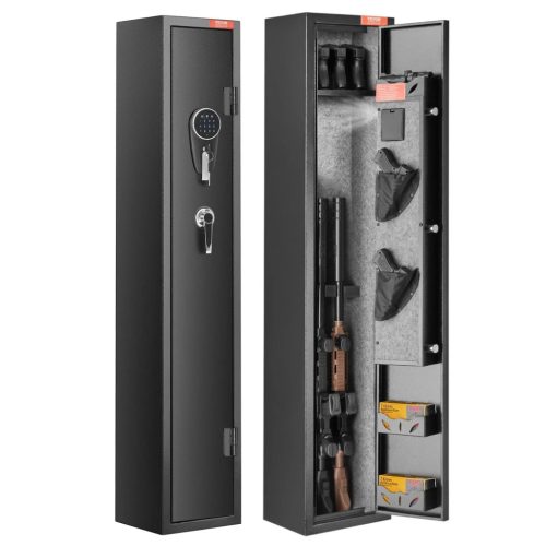 Pisztolyszéf 2 fegyveres fegyverszekrény digitális kóddal gyors hozzáféréssel