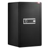 Egyajtós széf 113 literes ujjlenyomatos digitális széf tűzálló pénztasakkal