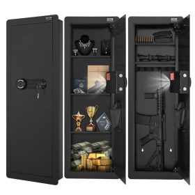   Falra szerelhető ujjlenyomatos fegyverszéf digitális zárral 0,12 m²