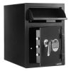 Letéti széf 34 literes 2 szintes bedobónyílásos trezor nagy elülső betétnyílással, ledobható széf digitális billentyűzettel 