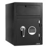 Letéti széf 34 literes 2 szintes bedobónyílásos trezor nagy elülső betétnyílással, ledobható széf digitális billentyűzettel 